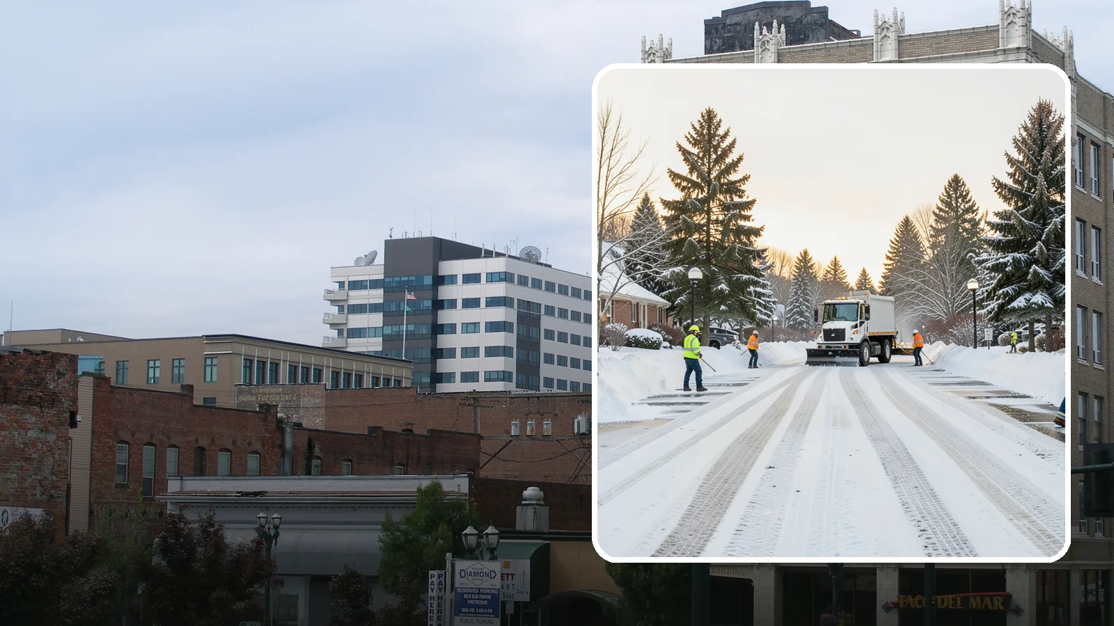 HOA Parking Lot Snow Removal in Everett, Snohomish County, WA - We service shared HOA community lots on a documented contract that protects the board from Western Washington winter liability.