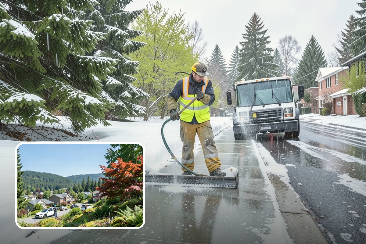 HOA Parking Lot Snow Removal in Index, Snohomish County, WA - Board liability is reduced with a documented, trigger-based service record
