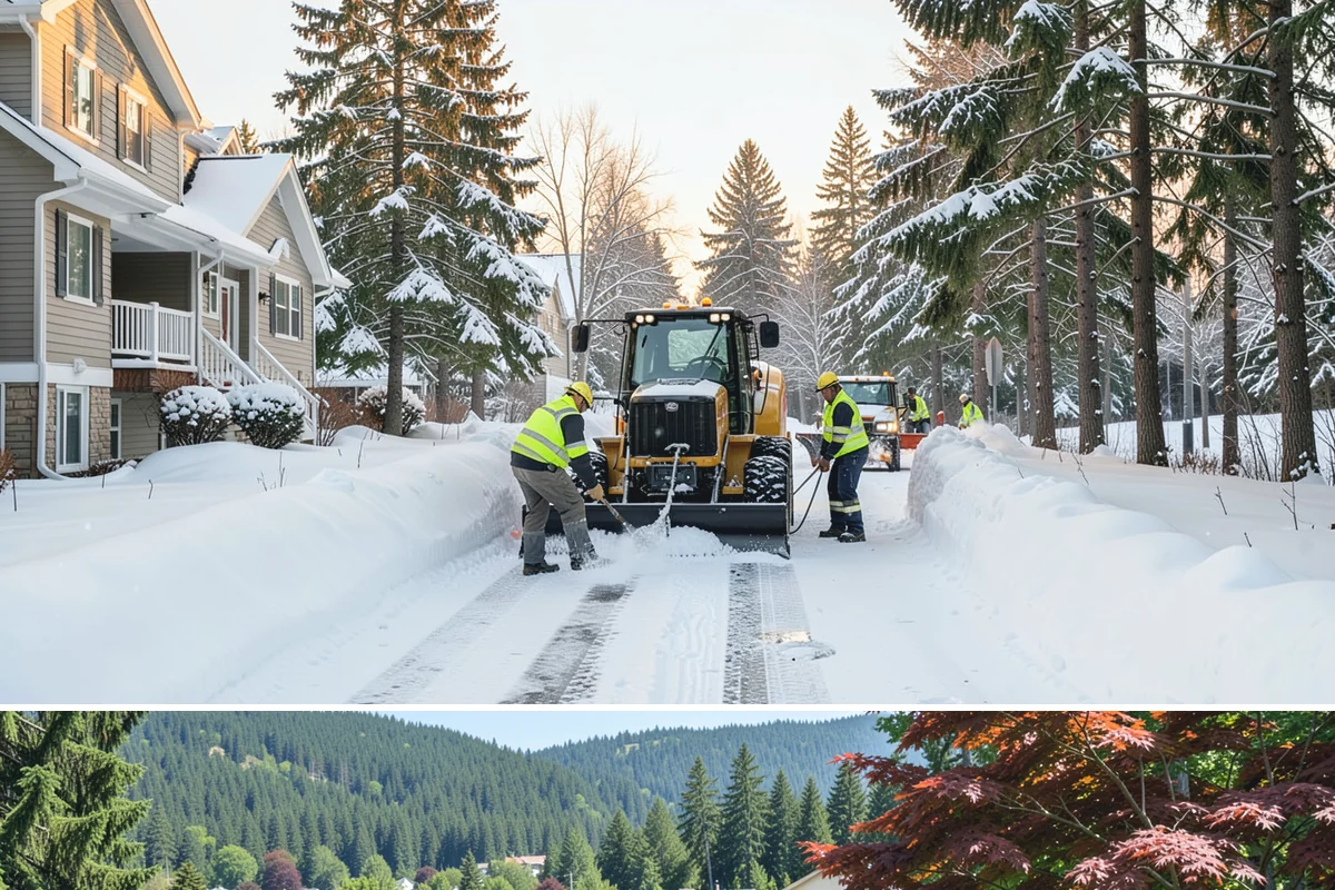 HOA Parking Lot Snow Removal in Index, Snohomish County, WA - HOA lots in Western Washington face the greatest snow demand from December into early February, aligning with peak overnight...
