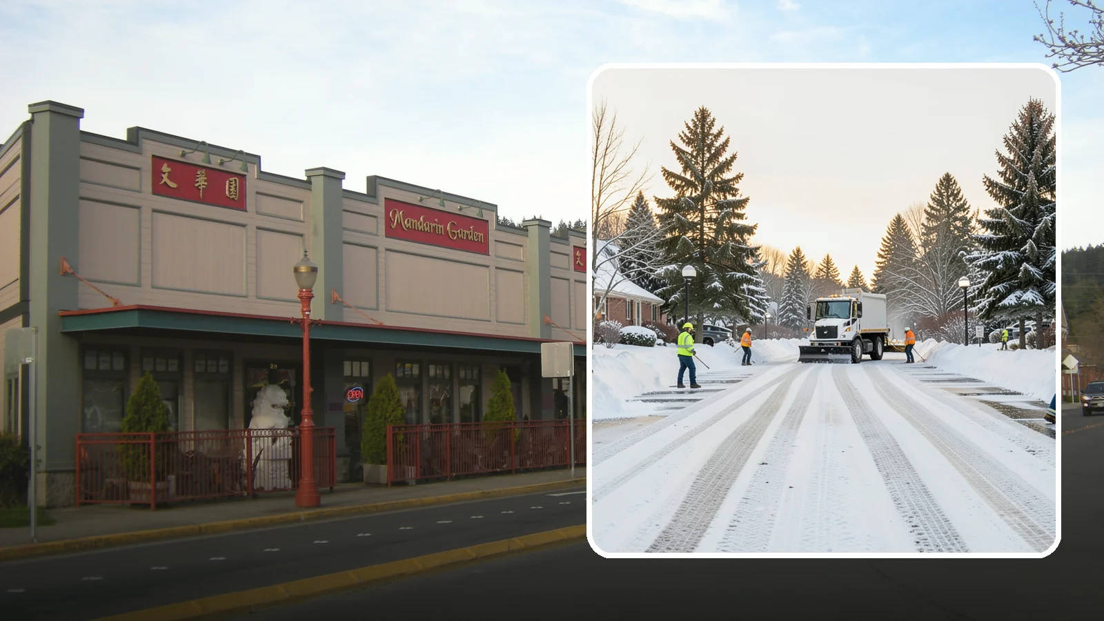 HOA Parking Lot Snow Removal in Issaquah, King County, WA - We service shared HOA community lots on a documented contract that protects the board from Western Washington winter liability.