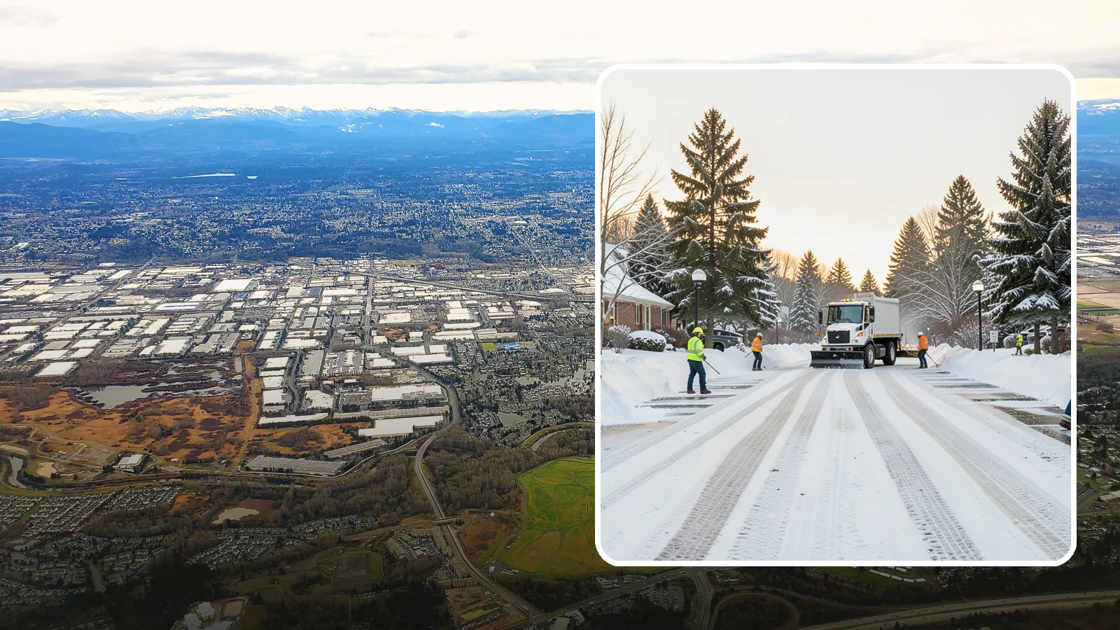 HOA Parking Lot Snow Removal in Kent, King County, WA - We service shared HOA community lots on a documented contract that protects the board from Western Washington winter liability.