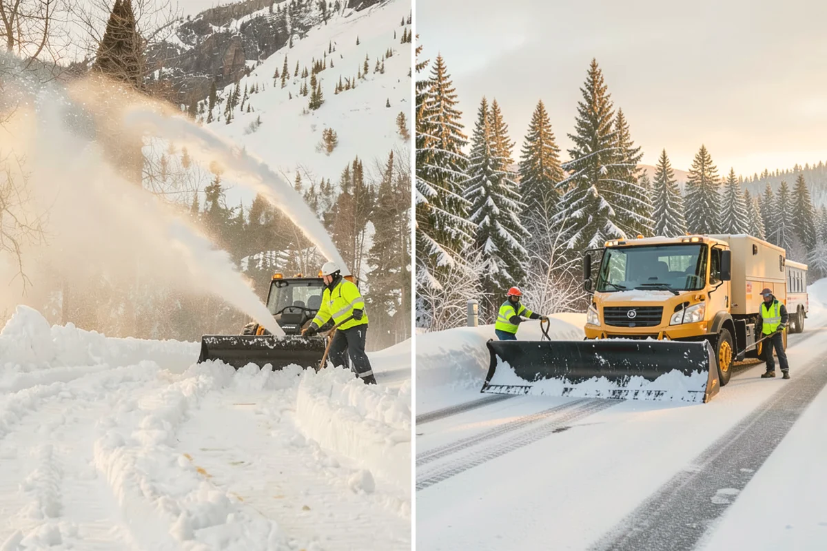 HOA Parking Lot Snow Removal in Kent, King County, WA - Review the association map, trigger depth, and problem areas with the board