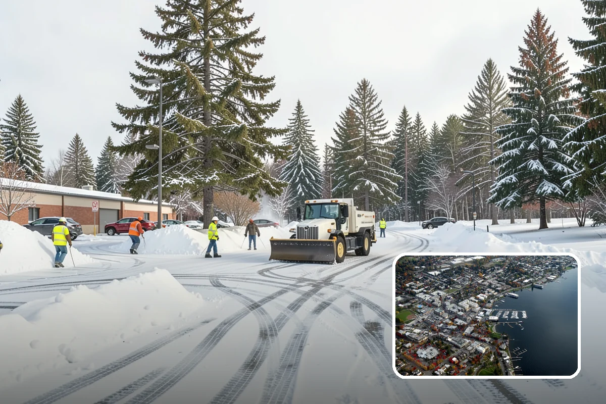 HOA Parking Lot Snow Removal in Kirkland, King County, WA - Board liability is reduced with a documented, trigger-based service record