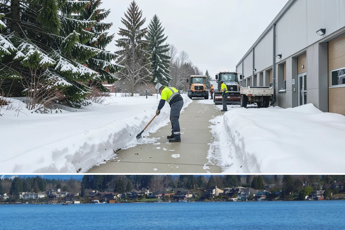HOA Parking Lot Snow Removal in Lake Stevens, Snohomish County, WA - HOA lots in Western Washington face the greatest snow demand from December into early February, aligning with peak overnight...
