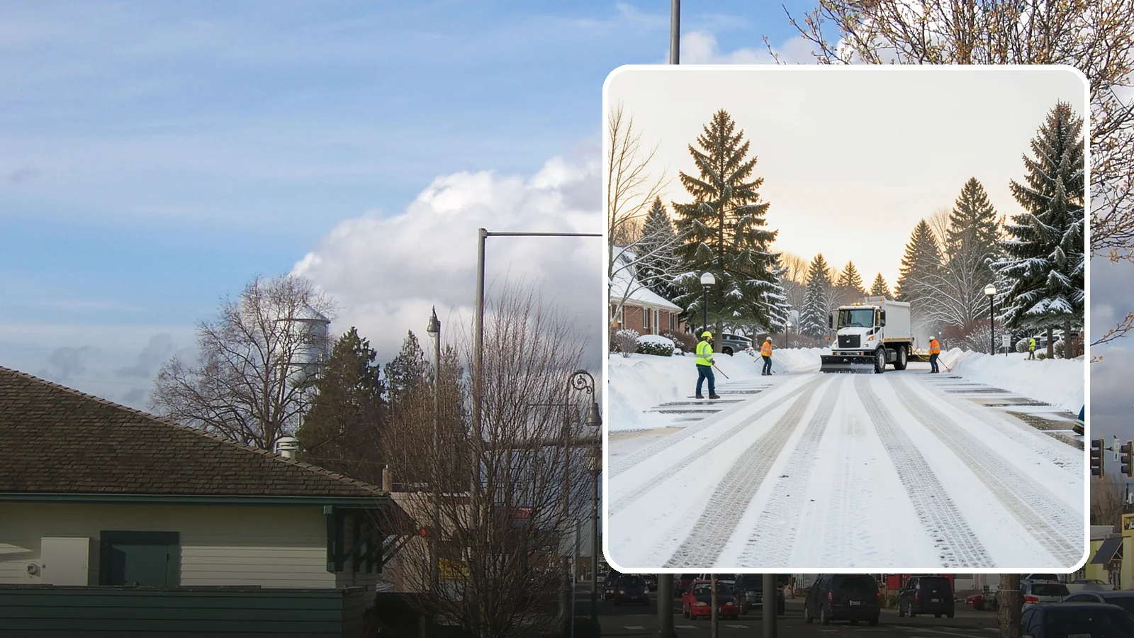 HOA Parking Lot Snow Removal in Marysville, Snohomish County, WA - We service shared HOA community lots on a documented contract that protects the board from Western Washington winter liability.