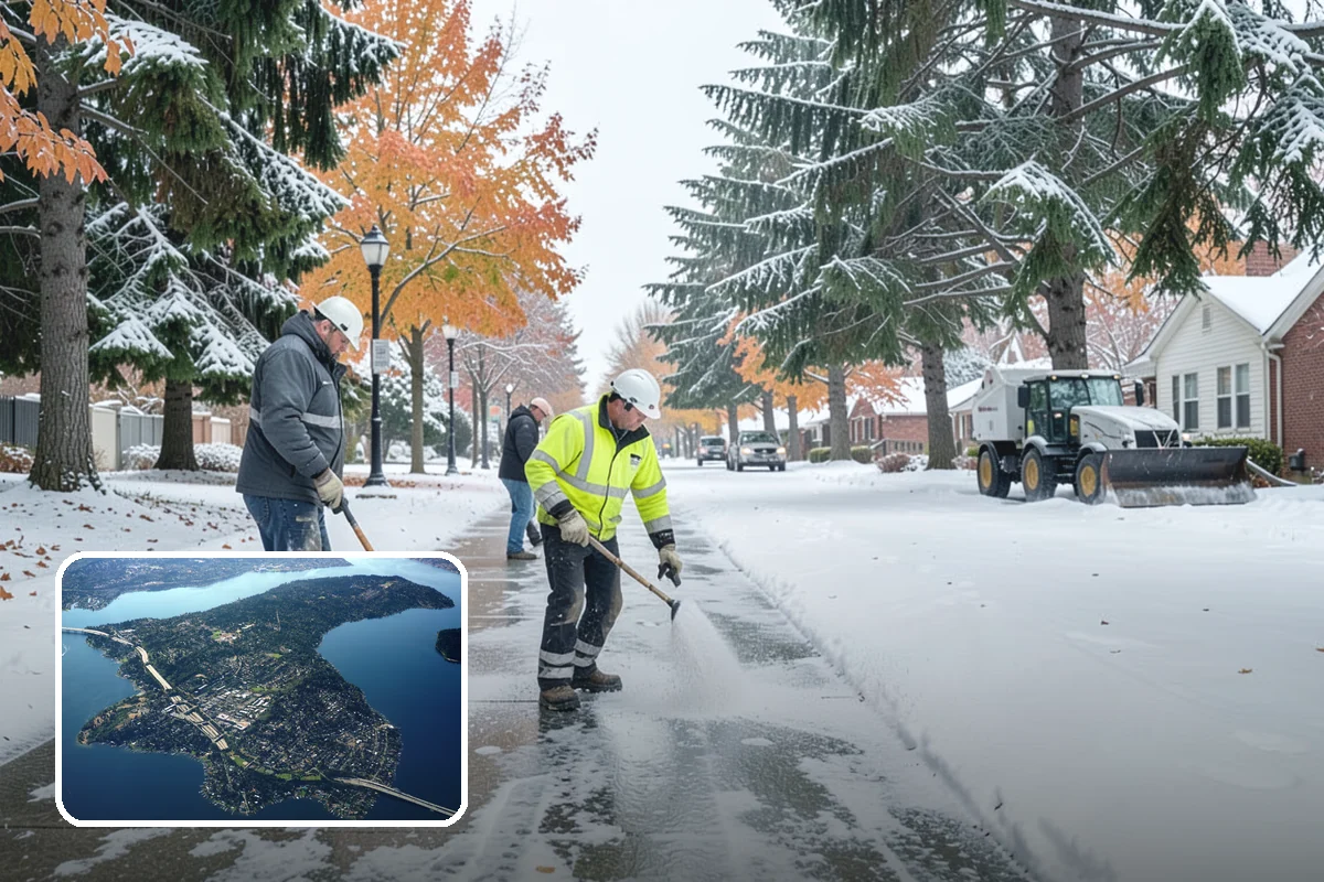 HOA Parking Lot Snow Removal in Mercer Island, King County, WA - Board liability is reduced with a documented, trigger-based service record