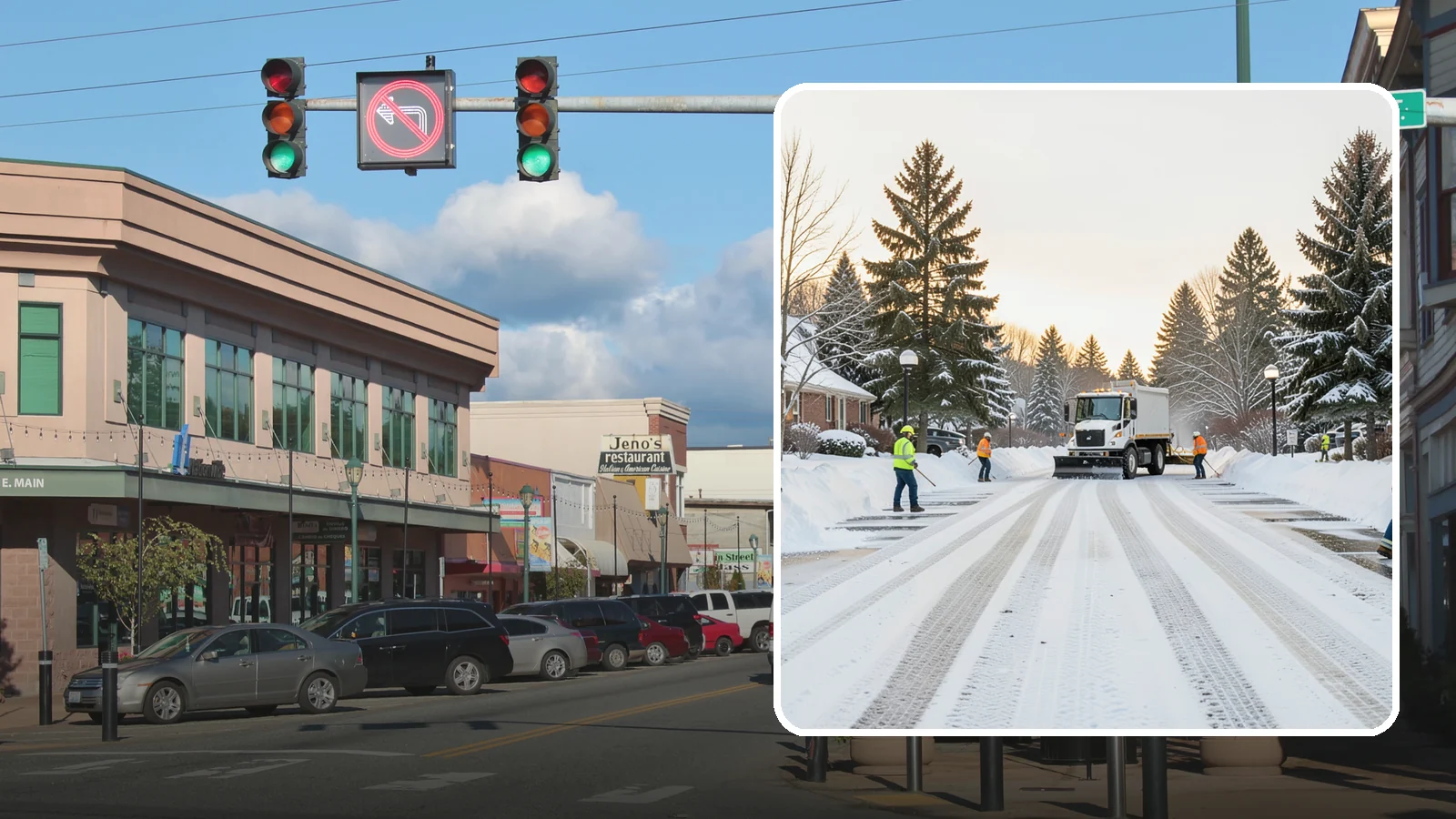 HOA Parking Lot Snow Removal in Monroe, Snohomish County, WA - We service shared HOA community lots on a documented contract that protects the board from Western Washington winter liability.