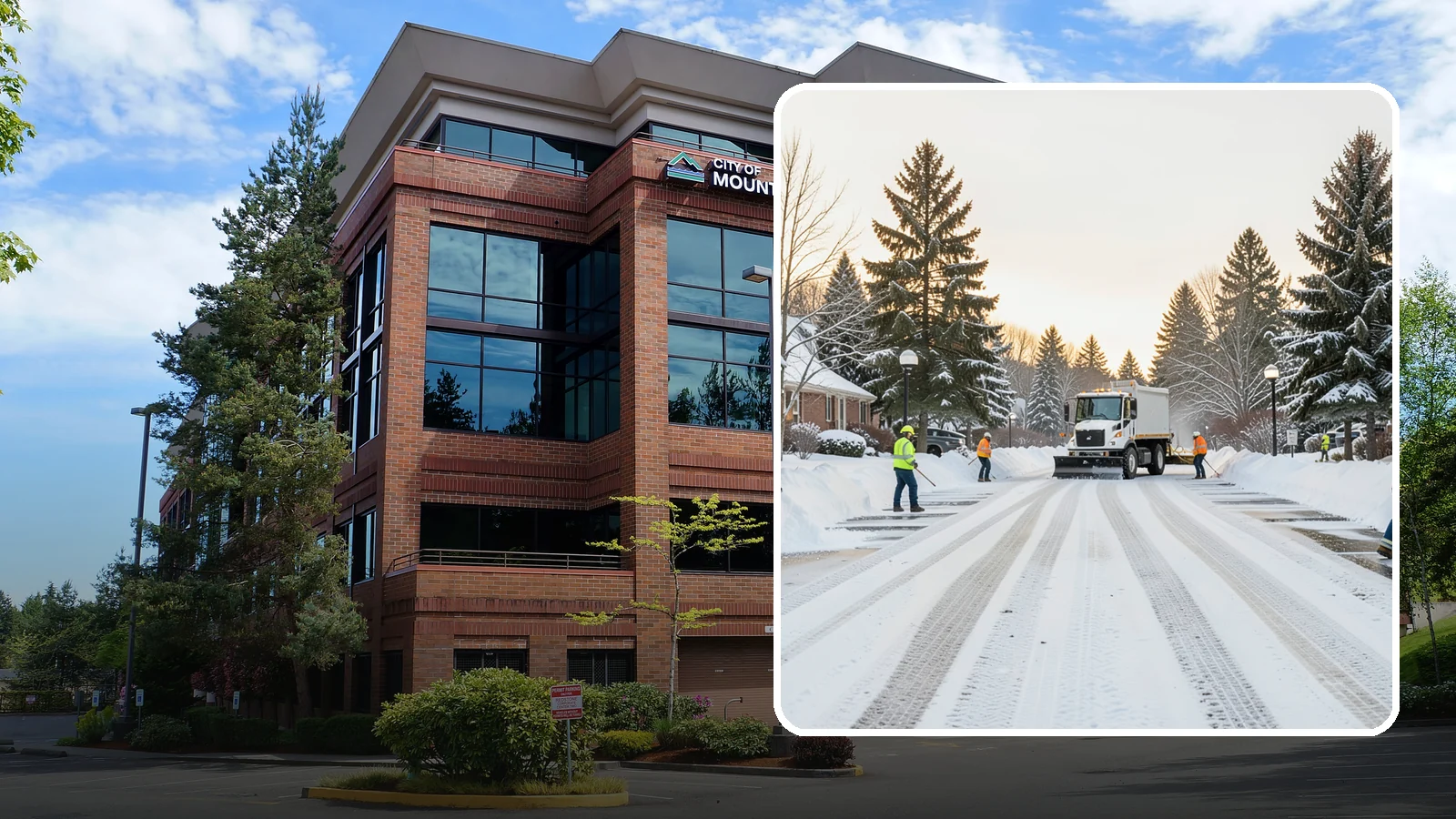 HOA Parking Lot Snow Removal in Mountlake Terrace, Snohomish County, WA - We service shared HOA community lots on a documented contract that protects the board from Western Washington winter liability.