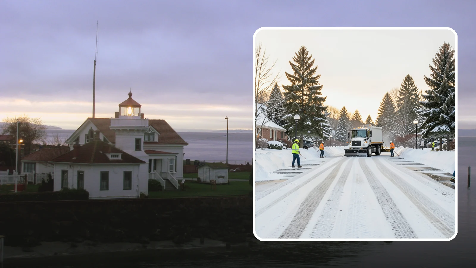 HOA Parking Lot Snow Removal in Mukilteo, Snohomish County, WA - We service shared HOA community lots on a documented contract that protects the board from Western Washington winter liability.