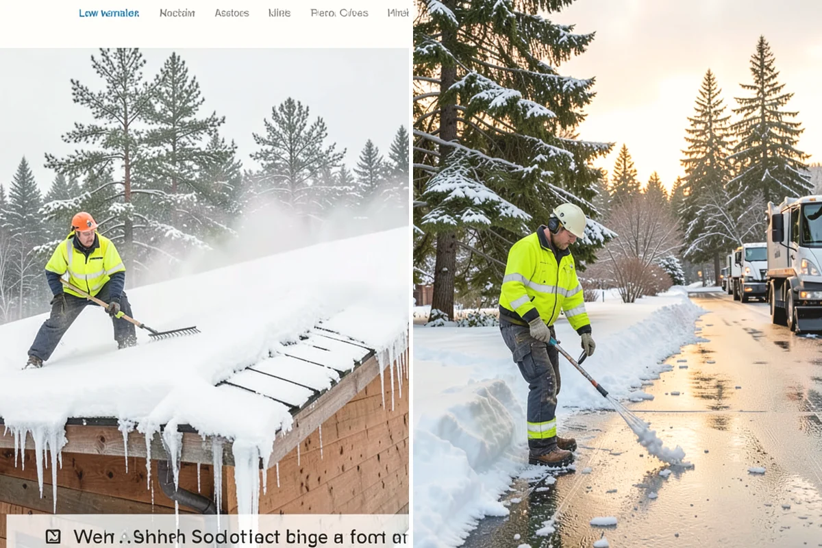 HOA Parking Lot Snow Removal in Mukilteo, Snohomish County, WA - Review the association map, trigger depth, and problem areas with the board