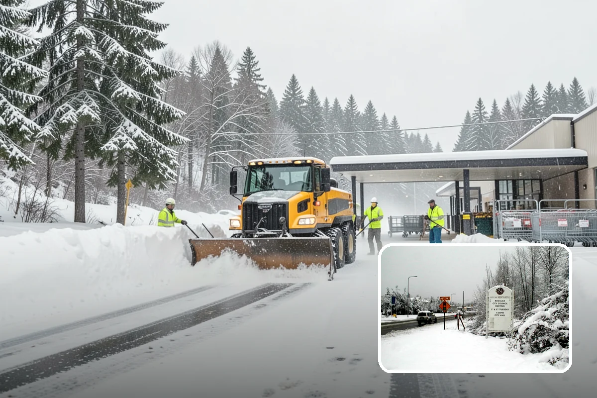 HOA Parking Lot Snow Removal in Newcastle, King County, WA - Board liability is reduced with a documented, trigger-based service record