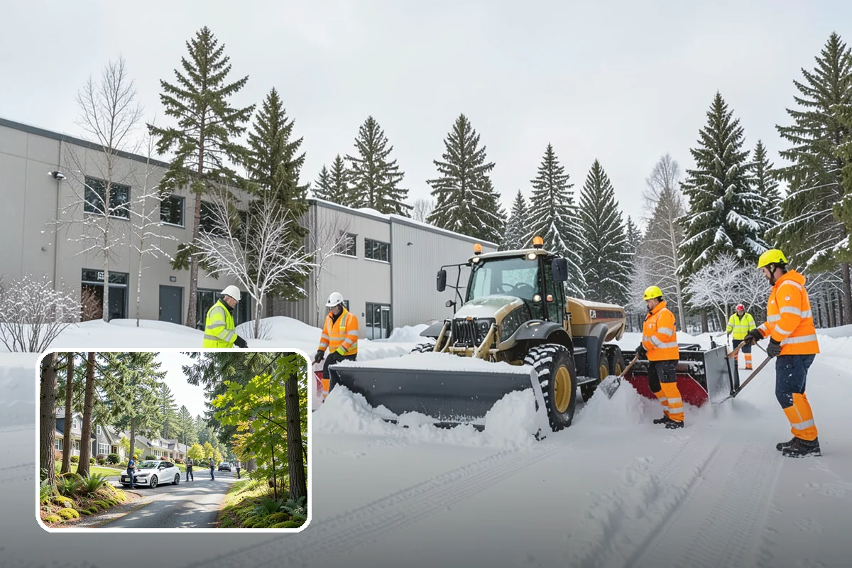 HOA Parking Lot Snow Removal in Normandy Park, King County, WA - Board liability is reduced with a documented, trigger-based service record