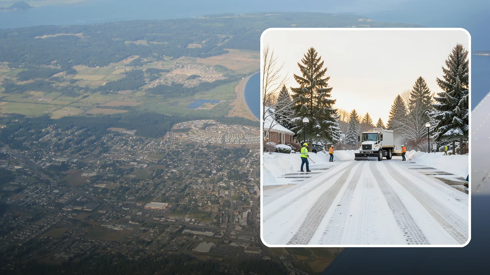 HOA Parking Lot Snow Removal in Oak Harbor, Island County, WA - We service shared HOA community lots on a documented contract that protects the board from Western Washington winter liability.