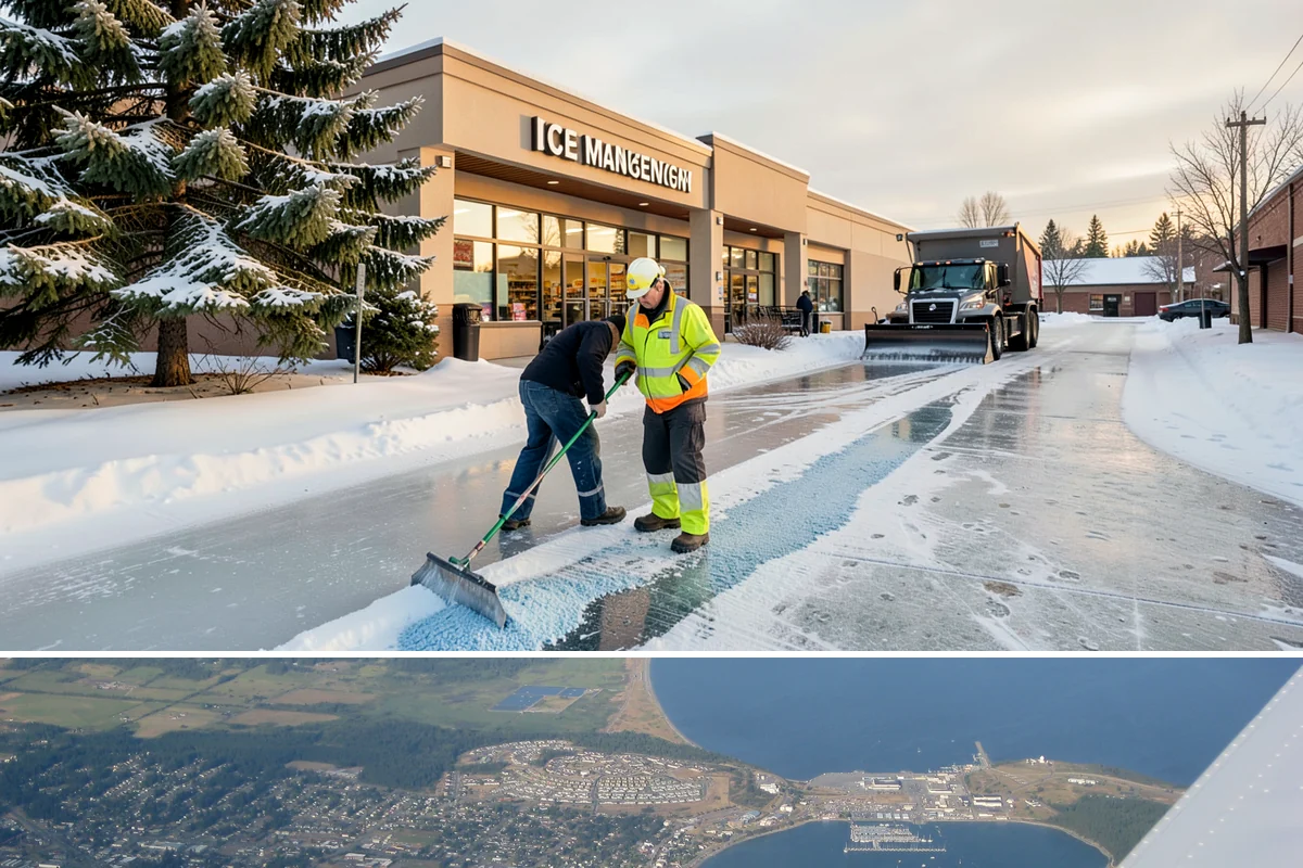 HOA Parking Lot Snow Removal in Oak Harbor, Island County, WA - HOA lots in Western Washington face the greatest snow demand from December into early February, aligning with peak overnight...