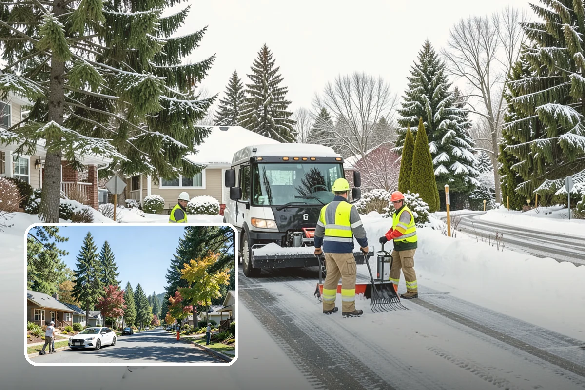 HOA Parking Lot Snow Removal in Orting, Pierce County, WA - Board liability is reduced with a documented, trigger-based service record