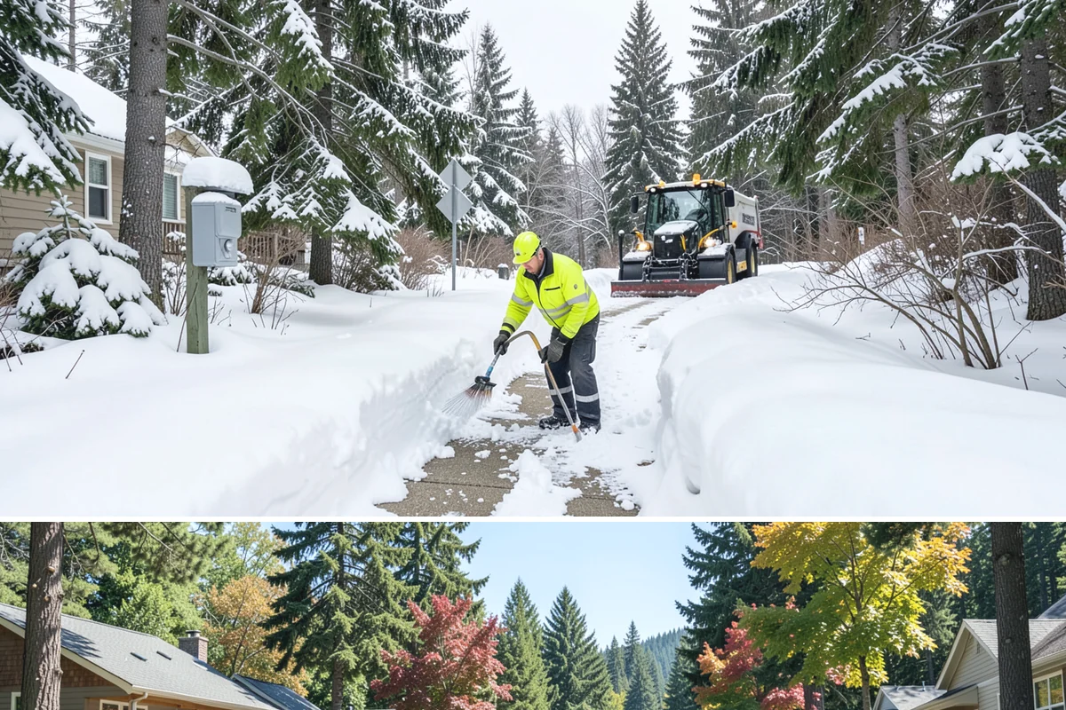 HOA Parking Lot Snow Removal in Orting, Pierce County, WA - HOA lots in Western Washington face the greatest snow demand from December into early February, aligning with peak overnight...