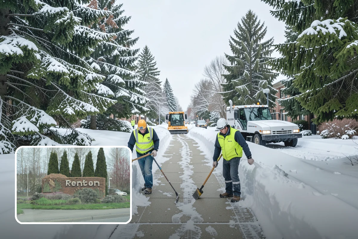 HOA Parking Lot Snow Removal in Renton, King County, WA - Board liability is reduced with a documented, trigger-based service record