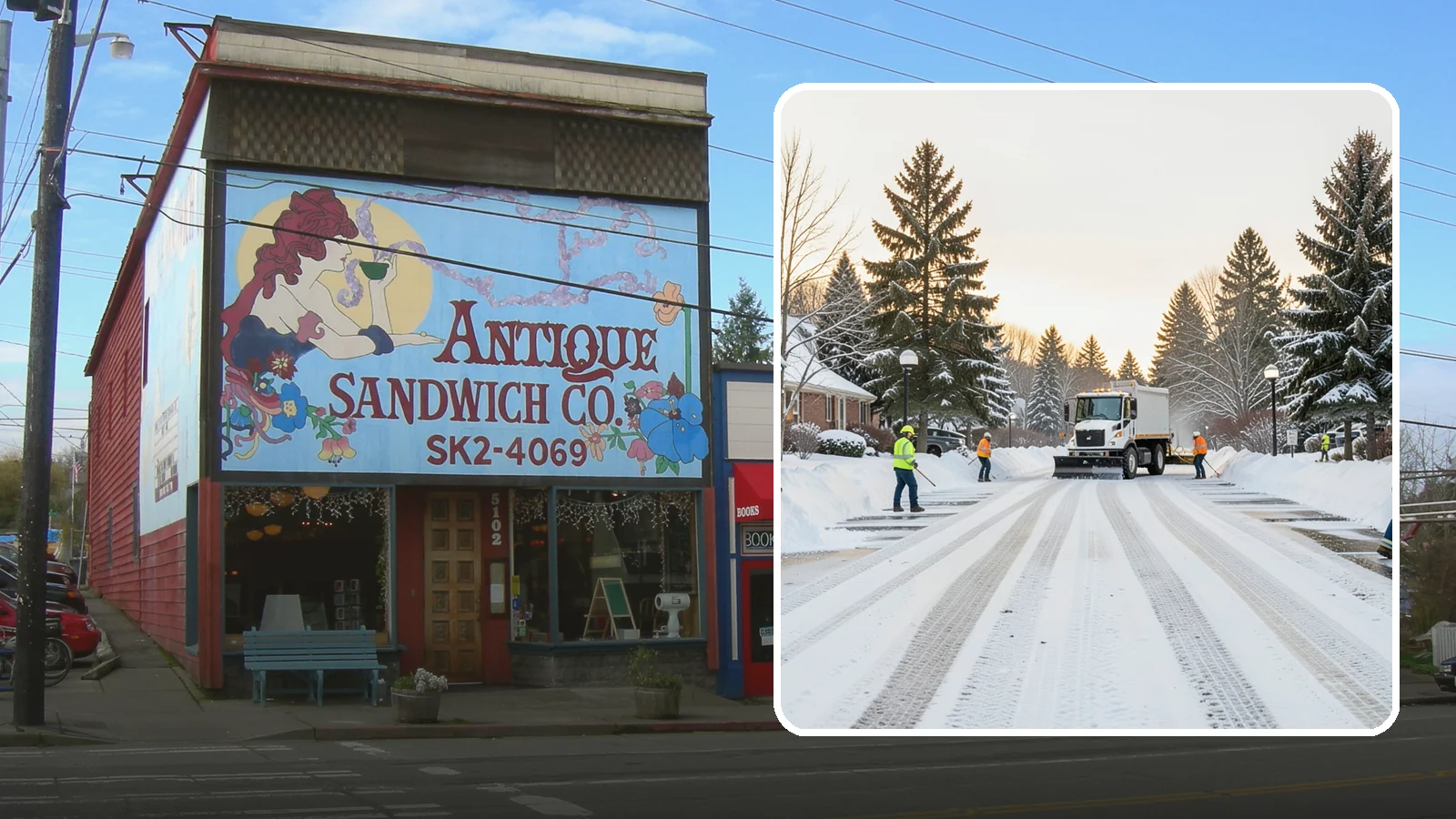 HOA Parking Lot Snow Removal in Ruston, Pierce County, WA - We service shared HOA community lots on a documented contract that protects the board from Western Washington winter liability.