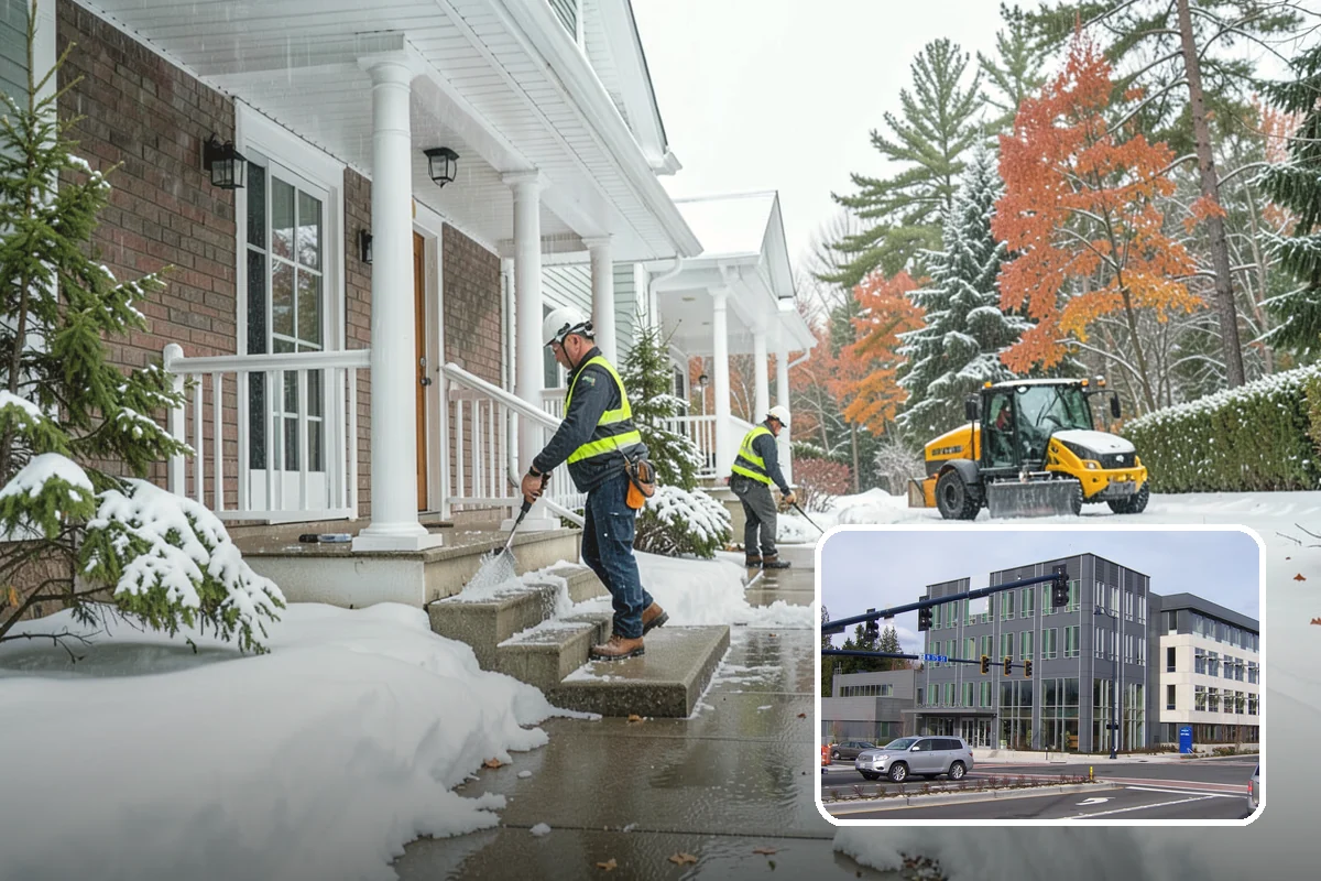 HOA Parking Lot Snow Removal in Shoreline, King County, WA - Board liability is reduced with a documented, trigger-based service record