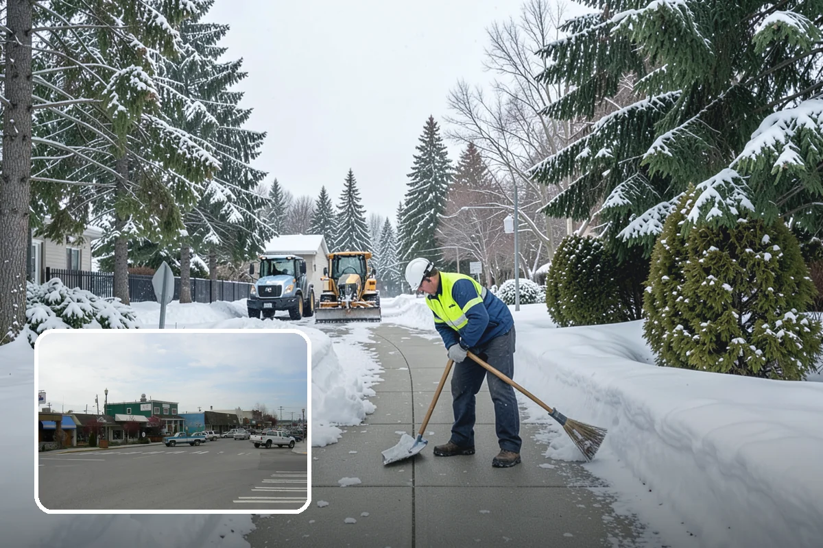 HOA Parking Lot Snow Removal in Stanwood, Snohomish County, WA - Board liability is reduced with a documented, trigger-based service record