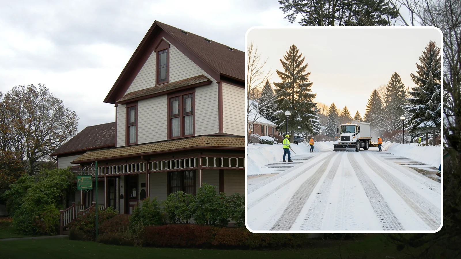HOA Parking Lot Snow Removal in Sumner, Pierce County, WA - We service shared HOA community lots on a documented contract that protects the board from Western Washington winter liability.
