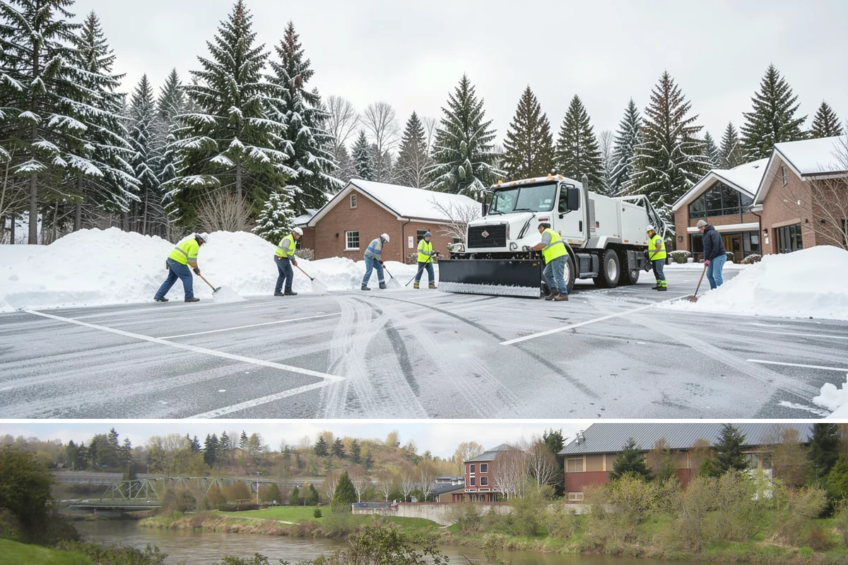 HOA Parking Lot Snow Removal in Tukwila, King County, WA - HOA lots in Western Washington face the greatest snow demand from December into early February, aligning with peak overnight...