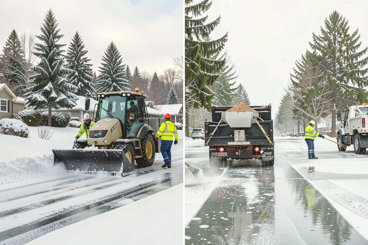 HOA Sidewalk Clearing in Algona, King County, WA - We map the community's walk network and priorities