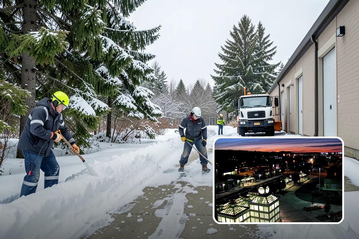 HOA Sidewalk Clearing in Auburn, King County, WA - Covers the full community walk network