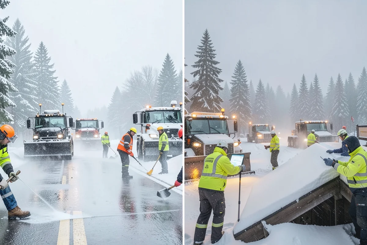 HOA Sidewalk Clearing in Auburn, King County, WA - We map the community's walk network and priorities