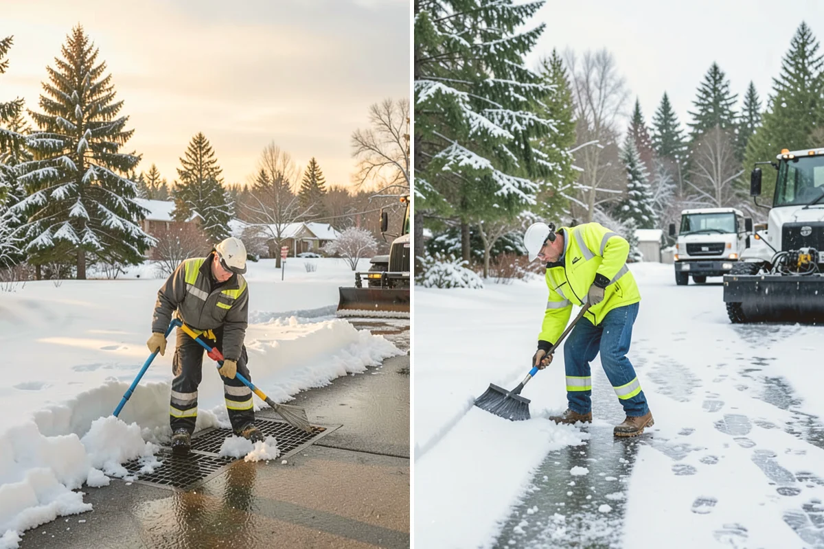 HOA Sidewalk Clearing in Bellevue, King County, WA - We map the community's walk network and priorities