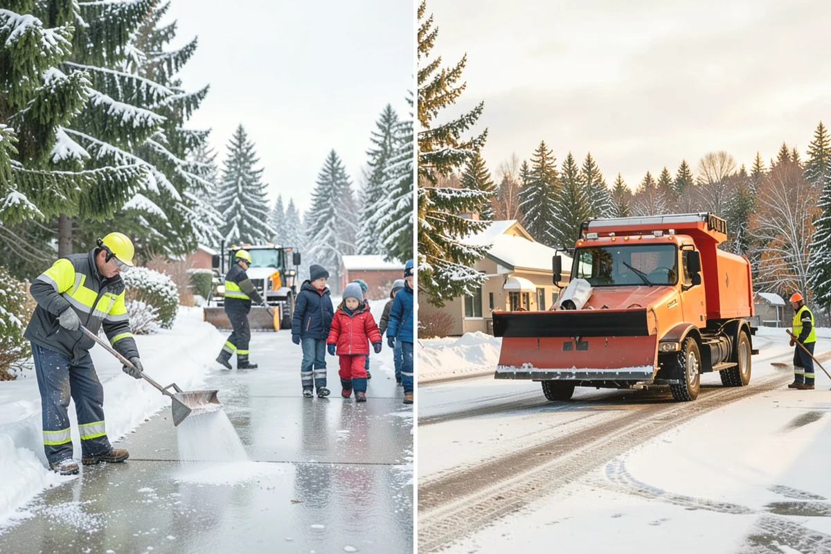 HOA Sidewalk Clearing in Black Diamond, King County, WA - We map the community's walk network and priorities