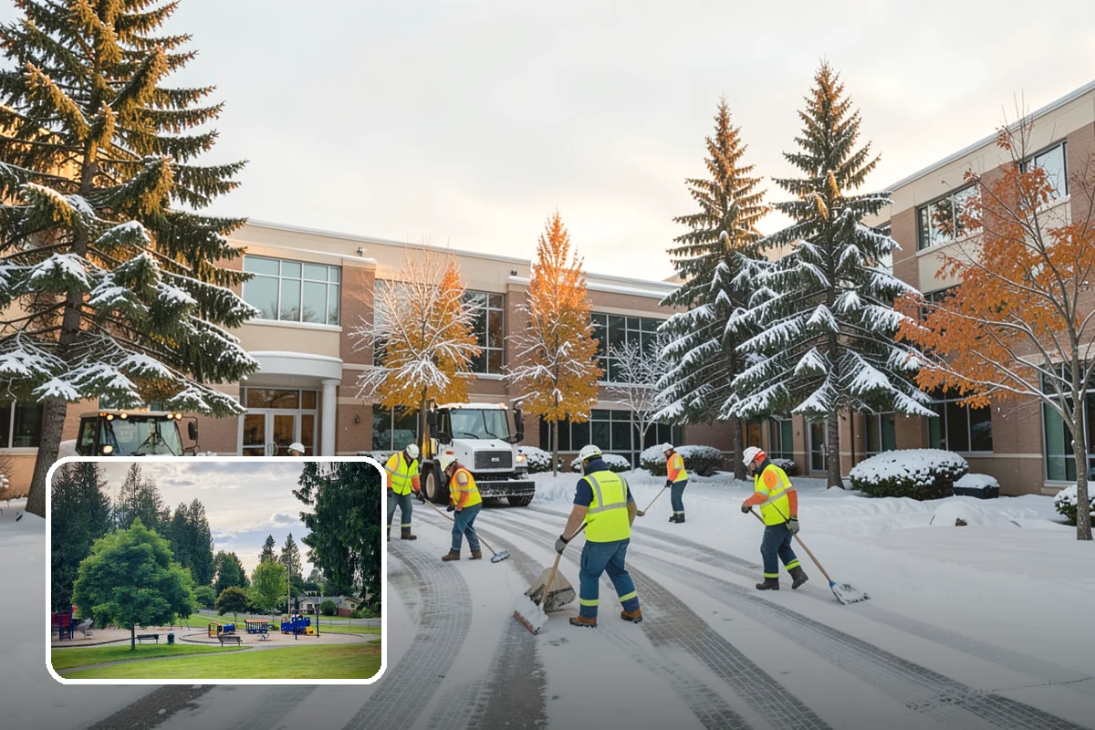 HOA Sidewalk Clearing in Bonney Lake, Pierce County, WA - Covers the full community walk network