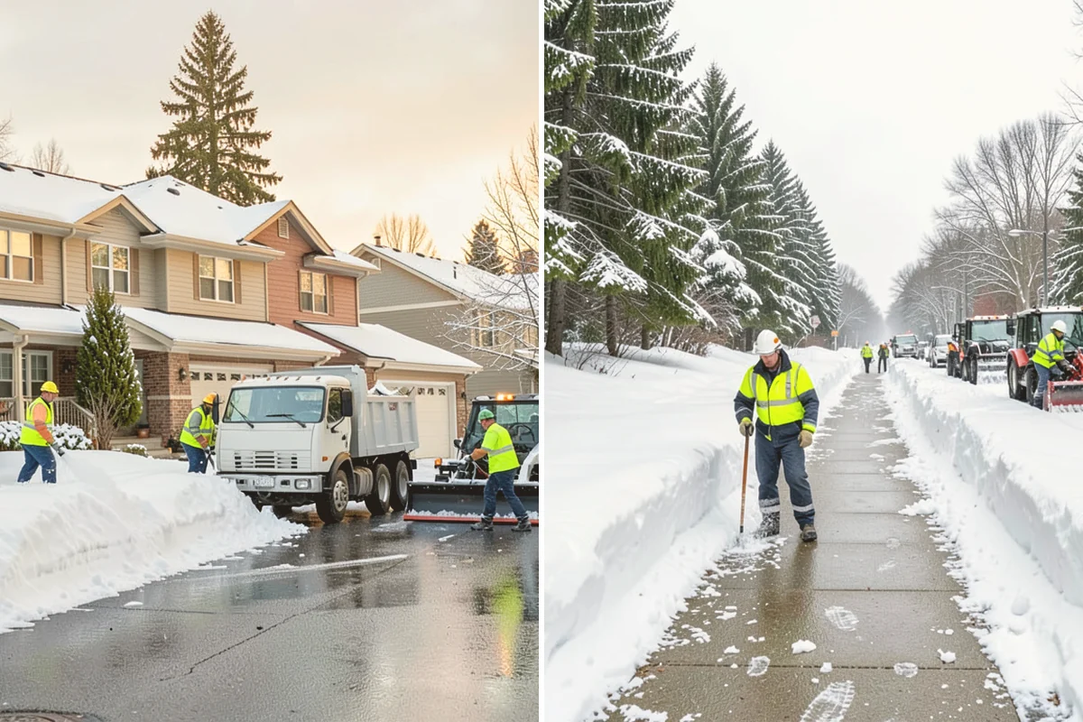 HOA Sidewalk Clearing in Bothell, King County, WA - We map the community's walk network and priorities