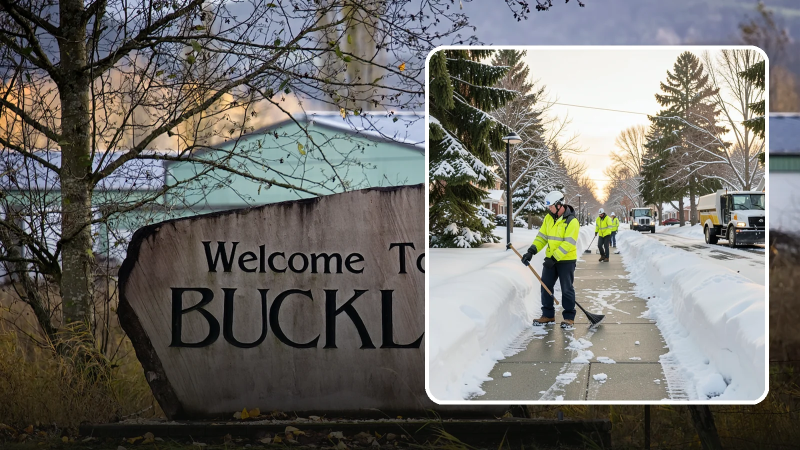 HOA Sidewalk Clearing in Buckley, Pierce County, WA - We clear the shared sidewalk network across HOA communities so every resident has safe passage.
