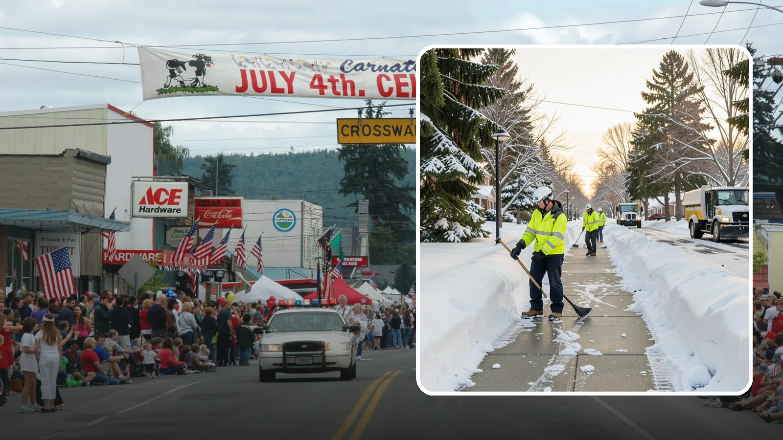 HOA Sidewalk Clearing in Carnation, King County, WA - We clear the shared sidewalk network across HOA communities so every resident has safe passage.