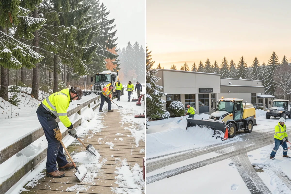 HOA Sidewalk Clearing in Carnation, King County, WA - We map the community's walk network and priorities
