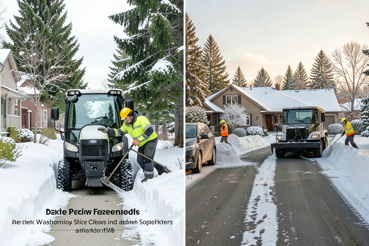 HOA Sidewalk Clearing in Clyde Hill, King County, WA - We map the community's walk network and priorities