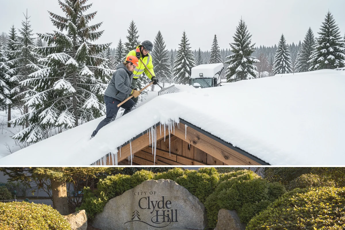 HOA Sidewalk Clearing in Clyde Hill, King County, WA - HOA sidewalk clearing runs after each snowfall through the winter season.