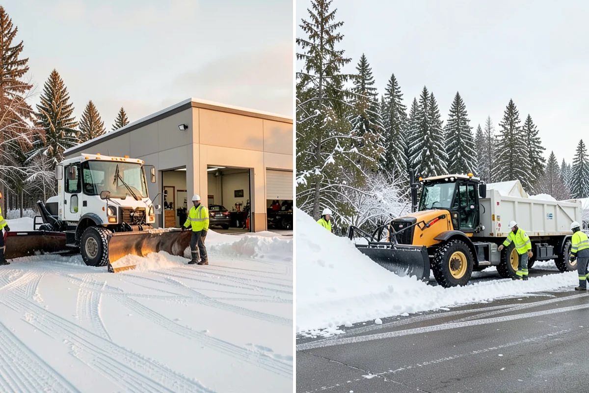 HOA Sidewalk Clearing in Concrete, Skagit County, WA - We map the community's walk network and priorities