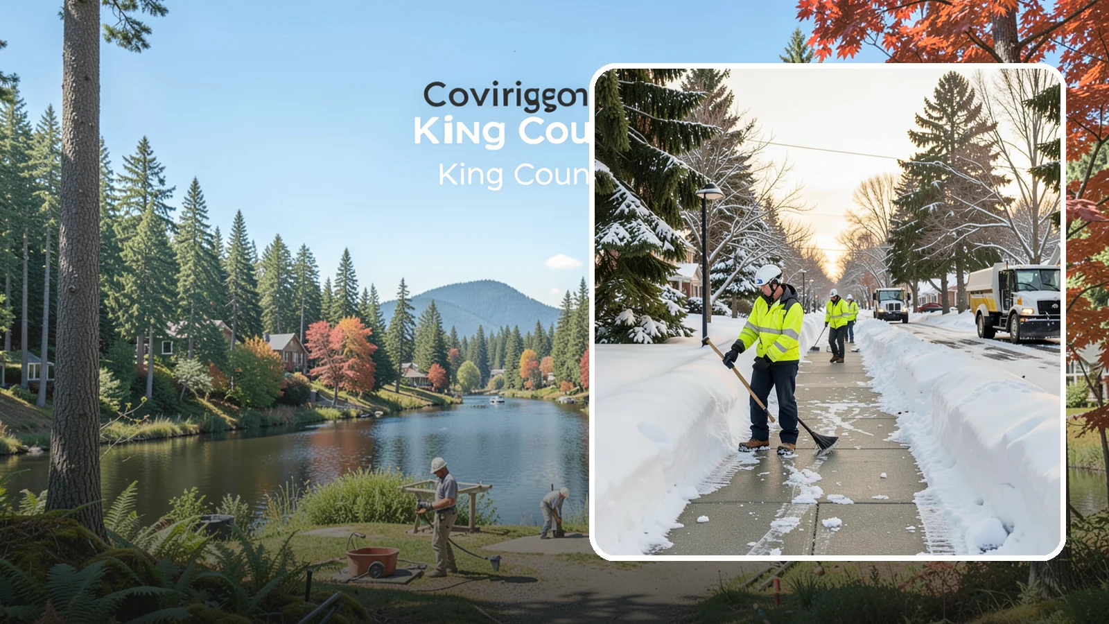 HOA Sidewalk Clearing in Covington, King County, WA - We clear the shared sidewalk network across HOA communities so every resident has safe passage.