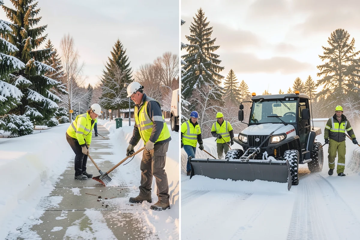 HOA Sidewalk Clearing in Darrington, Snohomish County, WA - We map the community's walk network and priorities