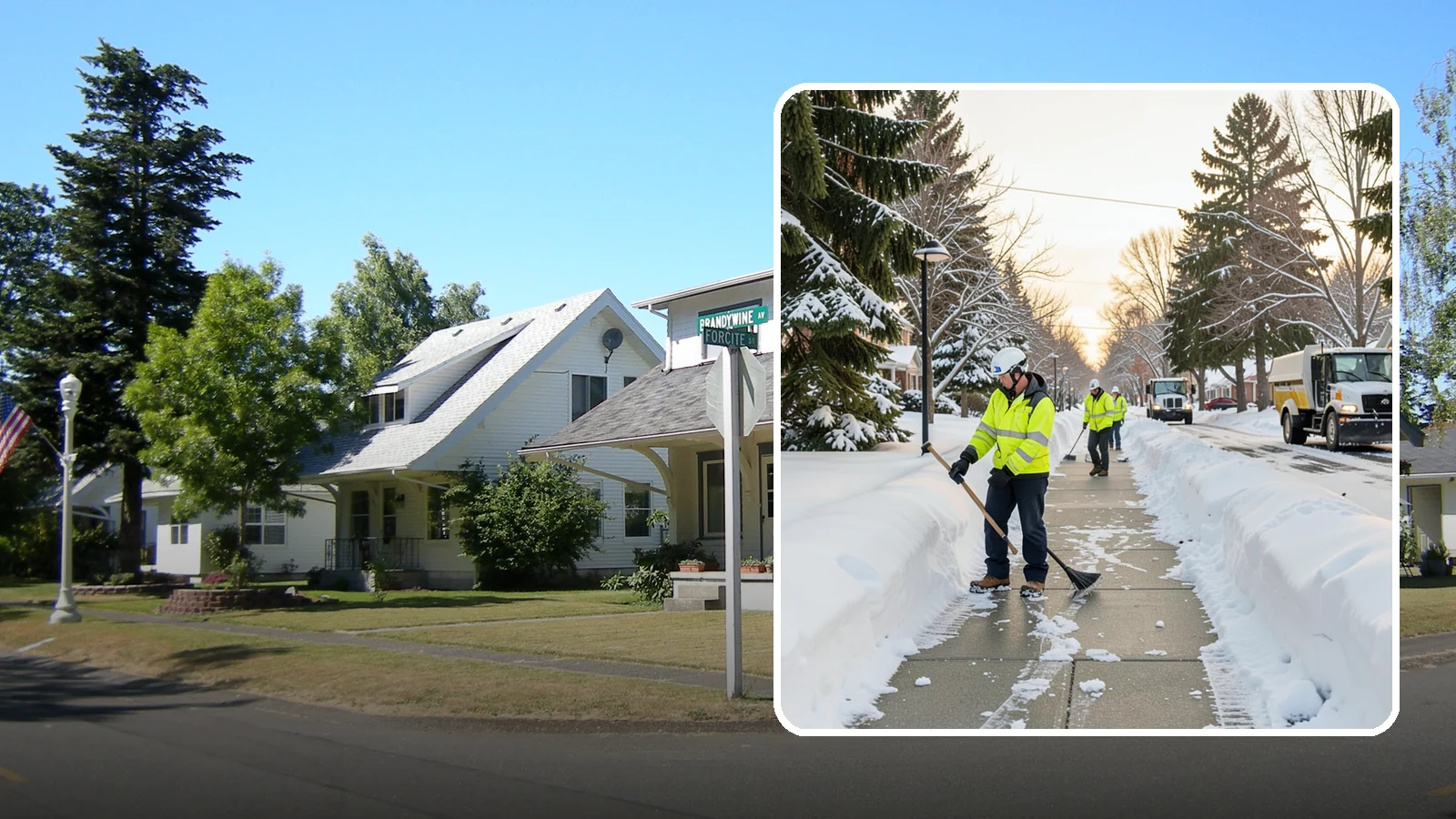 HOA Sidewalk Clearing in DuPont, Pierce County, WA - We clear the shared sidewalk network across HOA communities so every resident has safe passage.