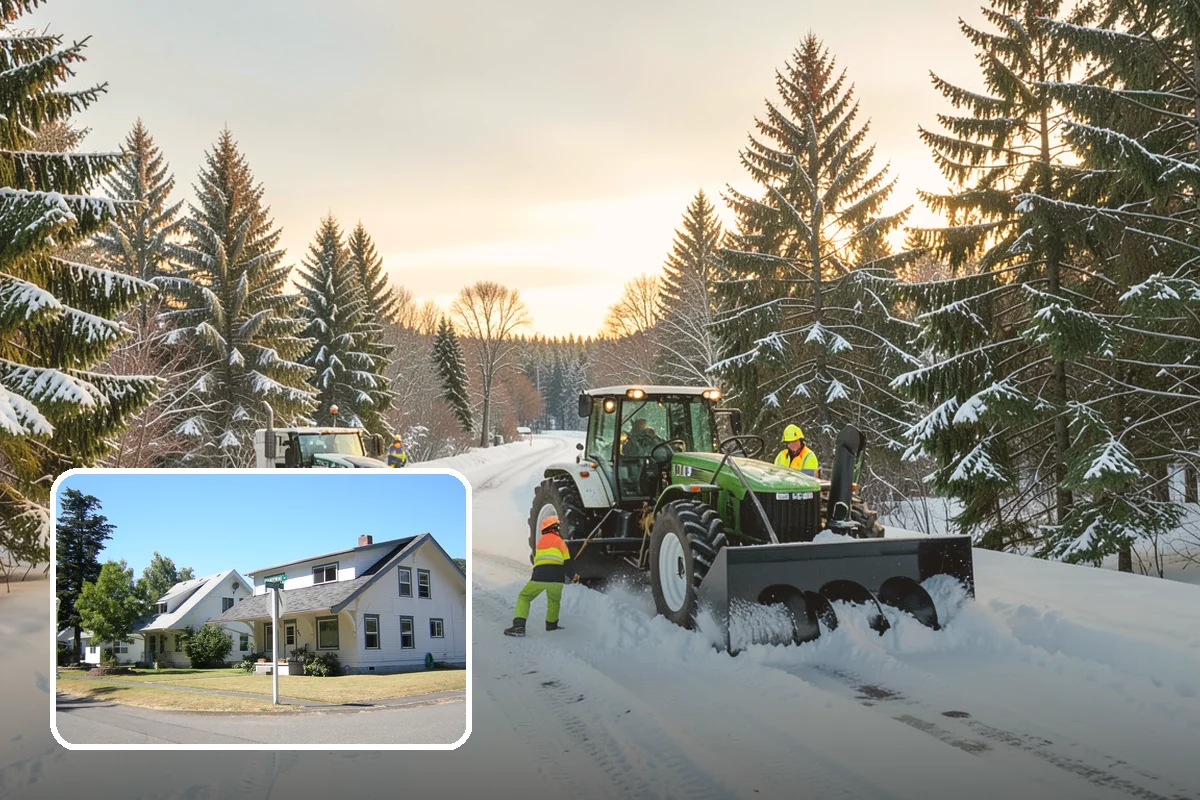 HOA Sidewalk Clearing in DuPont, Pierce County, WA - Covers the full community walk network