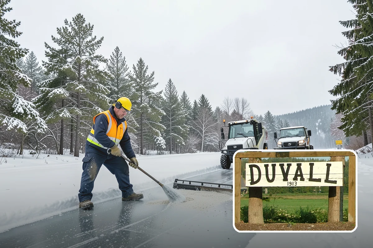 HOA Sidewalk Clearing in Duvall, King County, WA - Covers the full community walk network