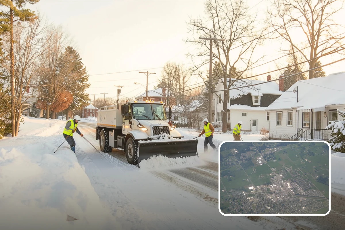 HOA Sidewalk Clearing in Enumclaw, King County, WA - Covers the full community walk network