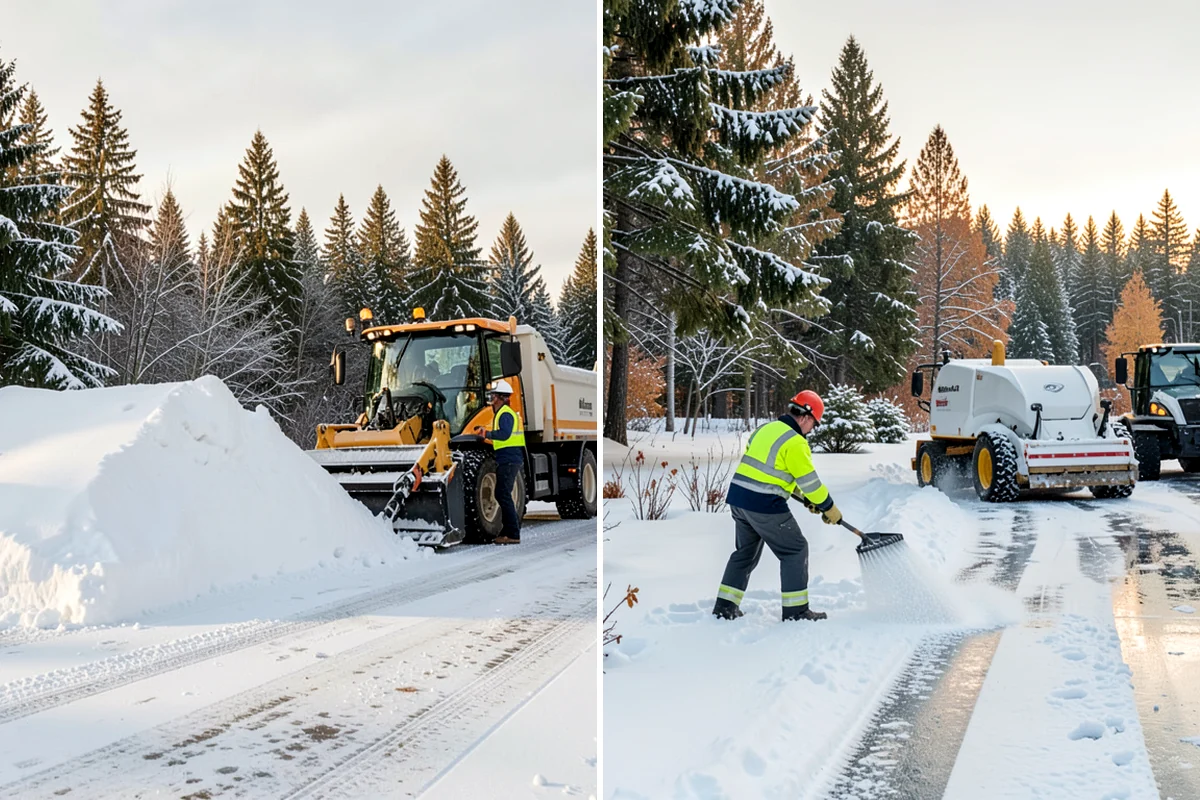HOA Sidewalk Clearing in Enumclaw, King County, WA - We map the community's walk network and priorities