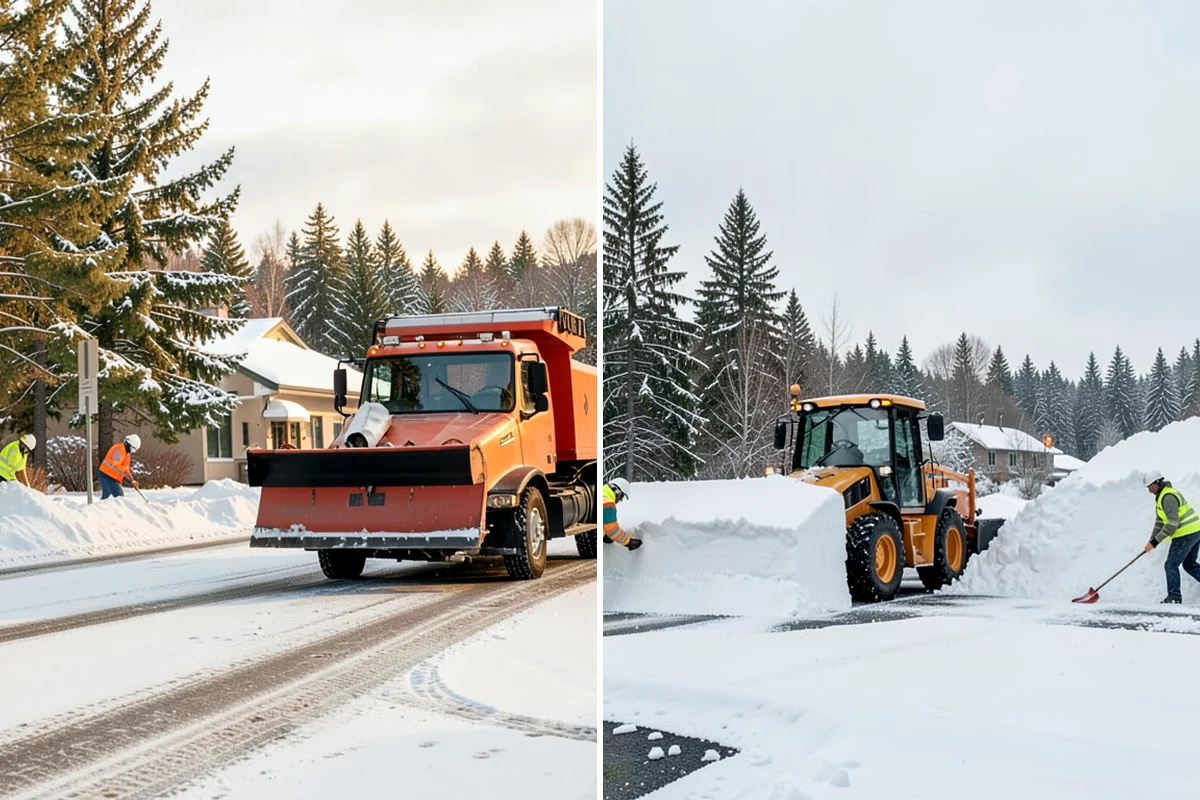 HOA Sidewalk Clearing in Everett, Snohomish County, WA - We map the community's walk network and priorities