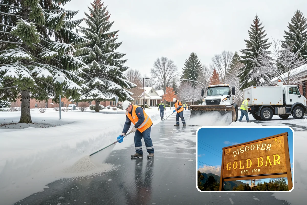 HOA Sidewalk Clearing in Gold Bar, Snohomish County, WA - Covers the full community walk network