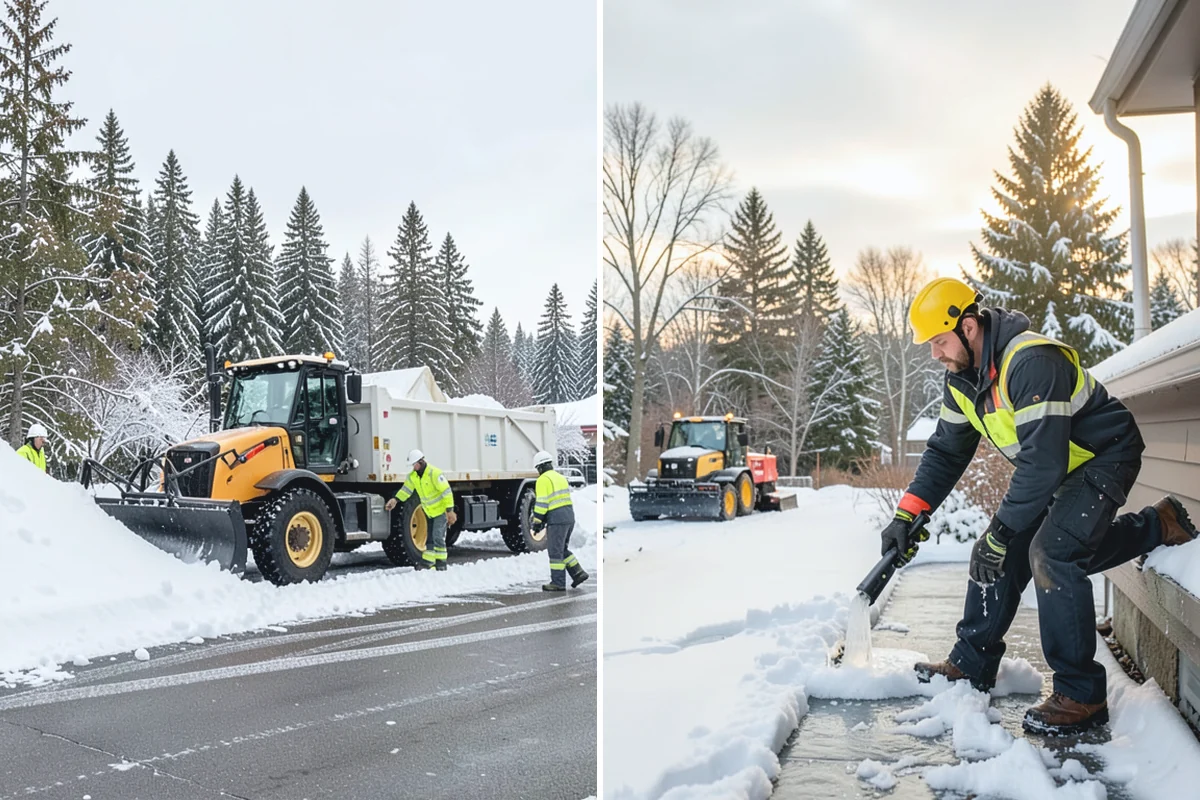 HOA Sidewalk Clearing in Granite Falls, Snohomish County, WA - We map the community's walk network and priorities