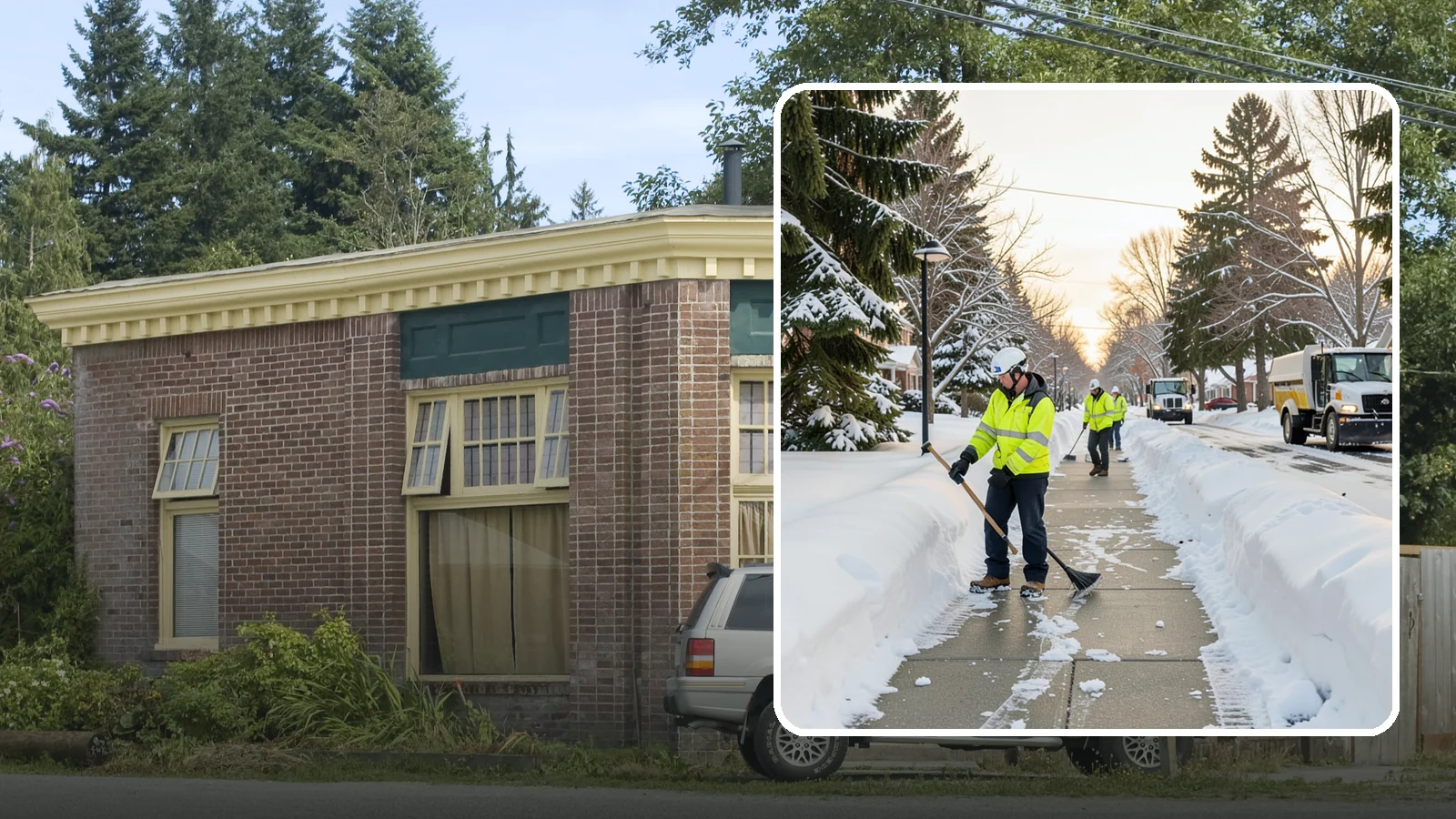 HOA Sidewalk Clearing in Hamilton, Skagit County, WA - We clear the shared sidewalk network across HOA communities so every resident has safe passage.